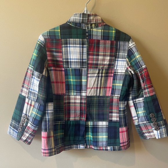 POLO Ralph Lauren Kids BOYS MORGAN MADRAS COAT / BLAZER / JACKET SZ 3/3T - Picture 5 of 5